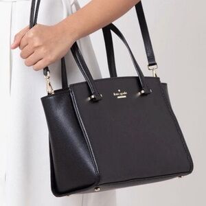 Kate Spade Black Small Geraldine patterson drive black